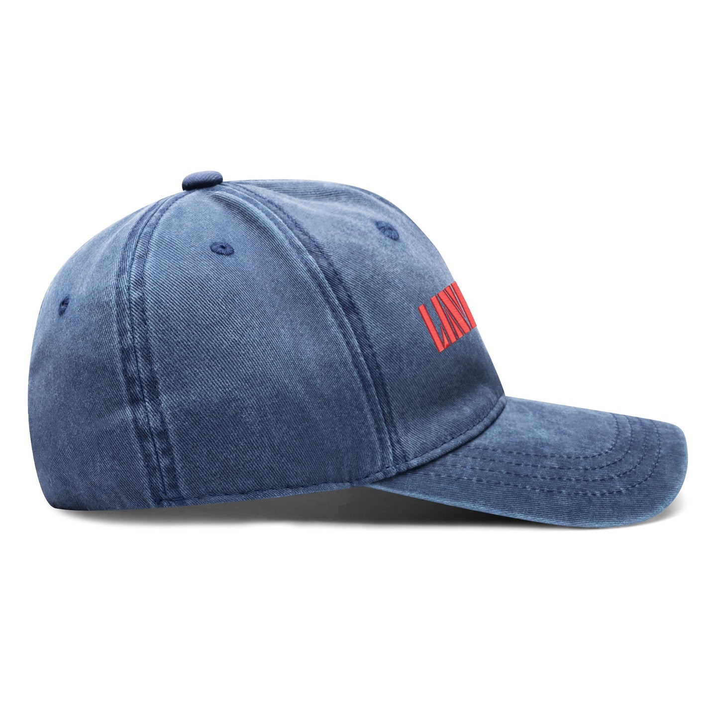 Embroidered Denim Baseball Cap