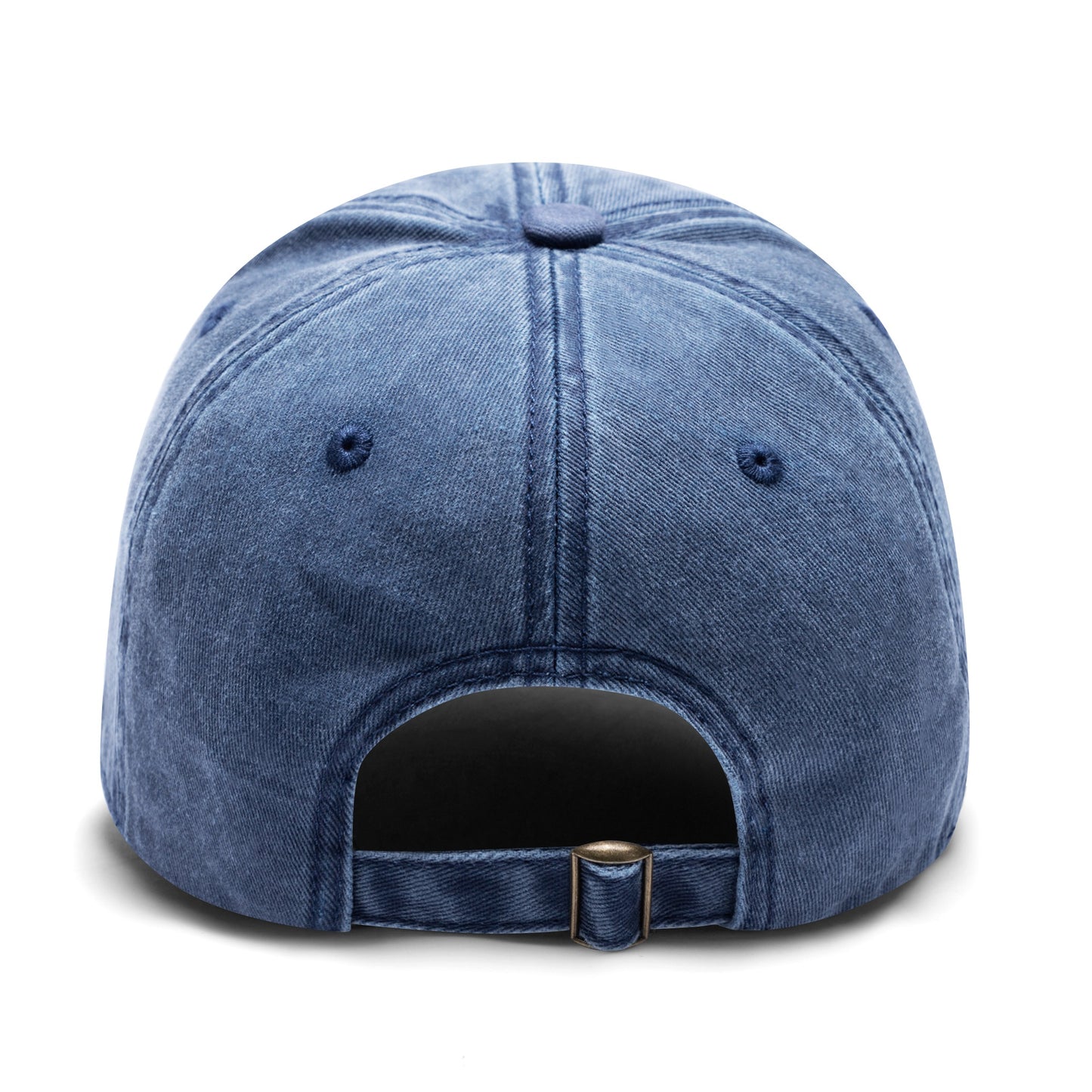 Embroidered Denim Baseball Cap