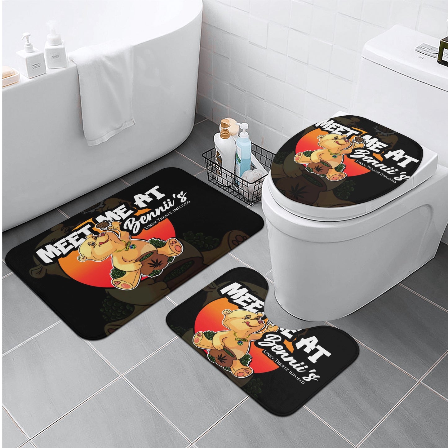 MMAB LOGO Bath Room Toilet Set