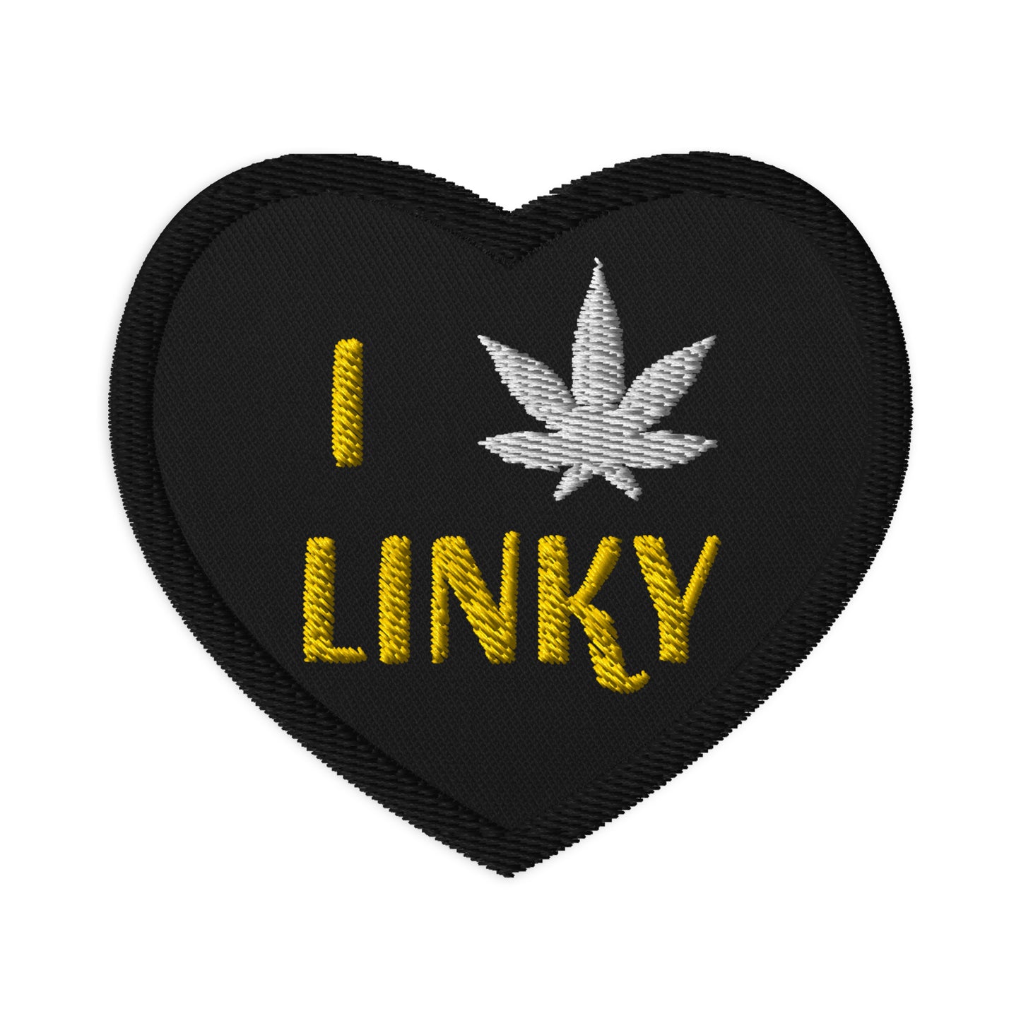 I HEART LINKY Embroidered patches